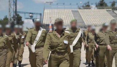 Watch: Final rehearsals of flag-bearers for torch-lighting ceremony