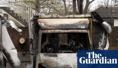 Three people charged over alleged arson attack on Jewish charity ambulances in London | UK news