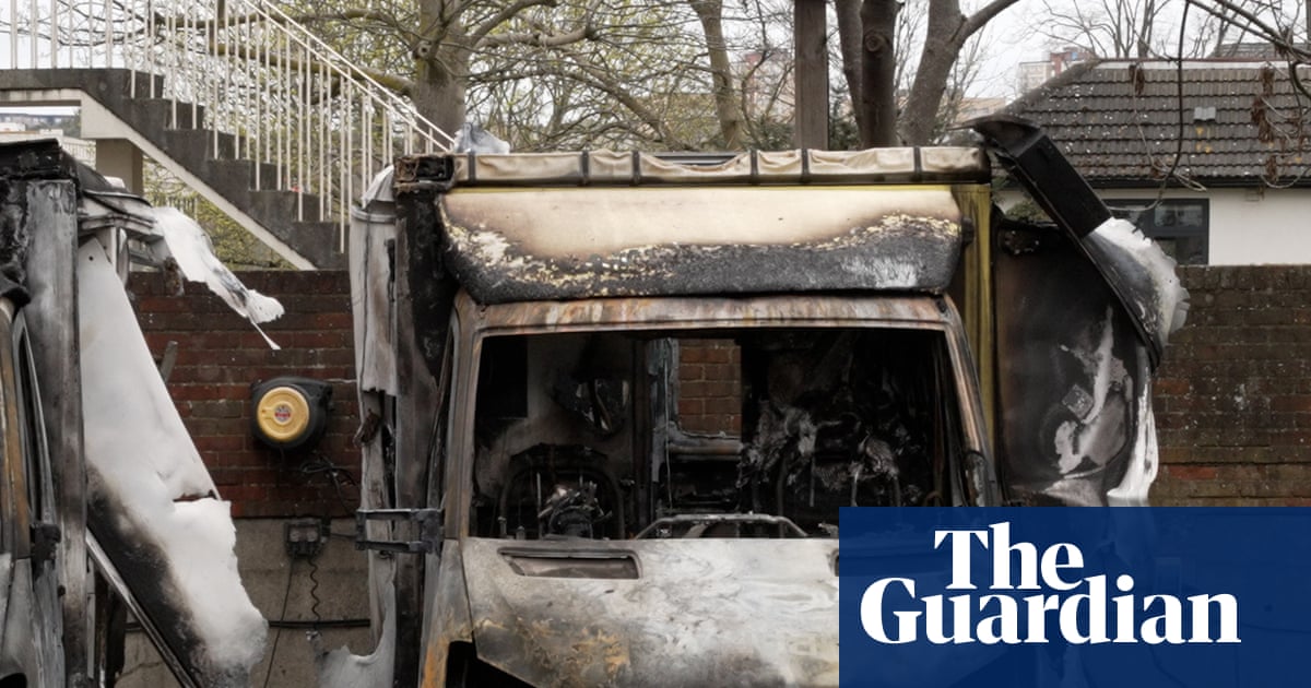 Three people charged over alleged arson attack on Jewish charity ambulances in London | UK news