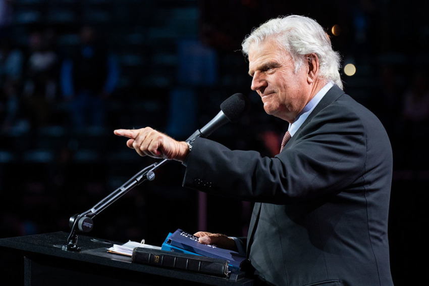 Evangelist Franklin Graham cited the Old Testament example of King David earlier this week to push back against Pope Leo XIV's claim that God rejects the prayers of those who wage war.