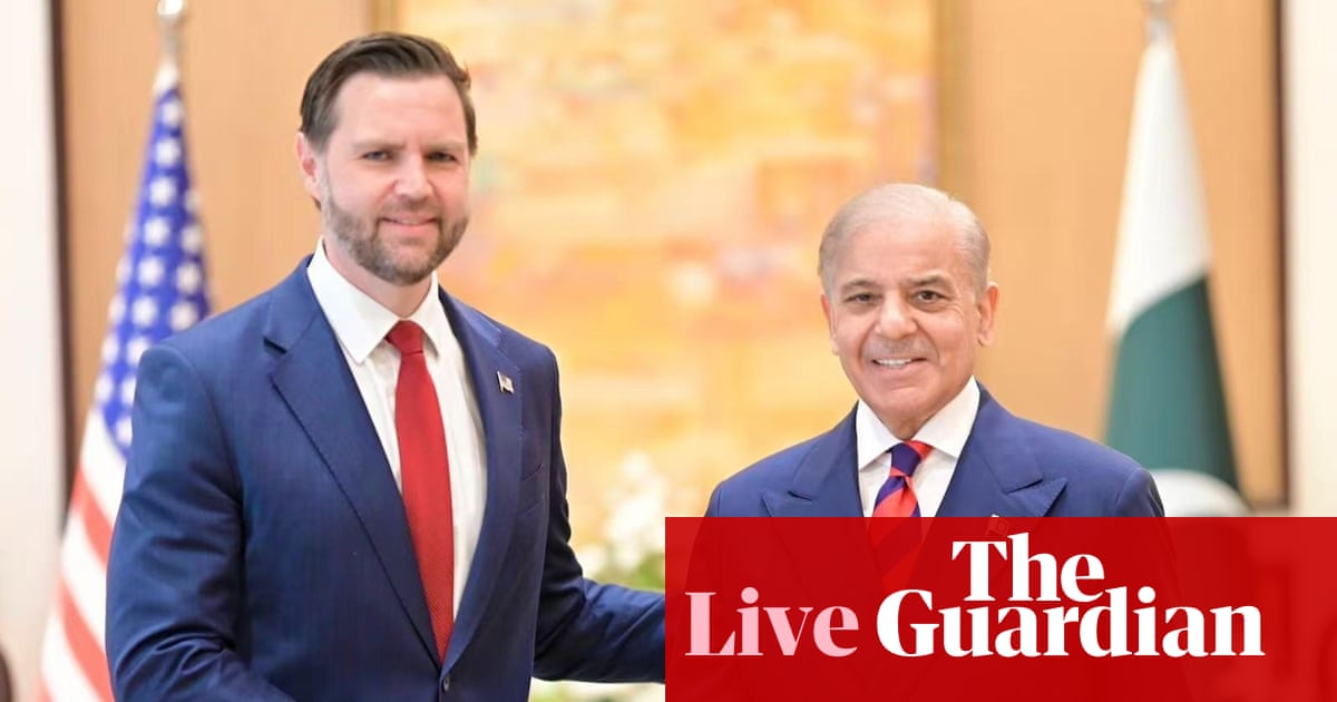 Middle East crisis live: US and Iranian envoys meet Pakistani PM ahead of peace talks | US-Israel war on Iran