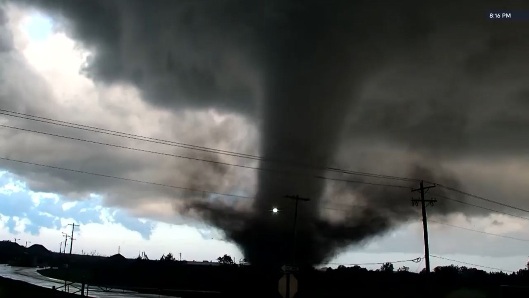 Tornado Hits Air Force Base in Oklahoma