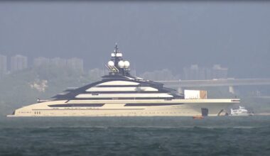 Russian Superyacht Slips Through Hormuz Blockade