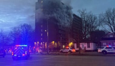 Fire in London apartment building leaves several injured