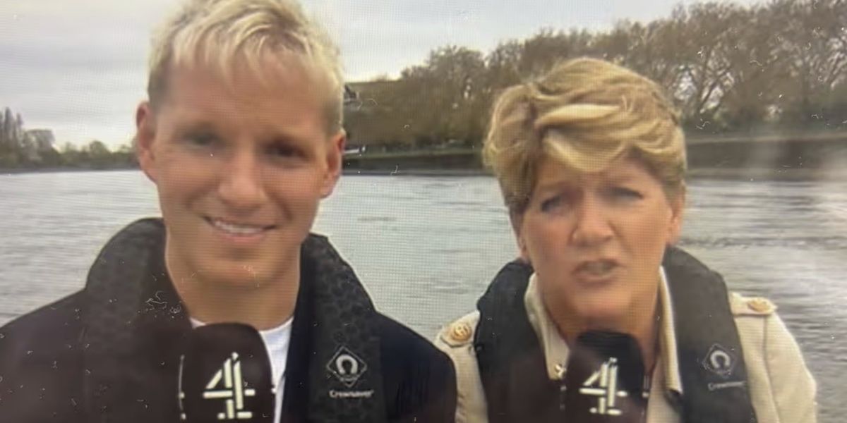 Clare Balding forced to apologise after Oxford cox outburst on live TV