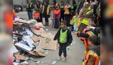 5-year-old B.C. boy celebrates birthday at recycling centre