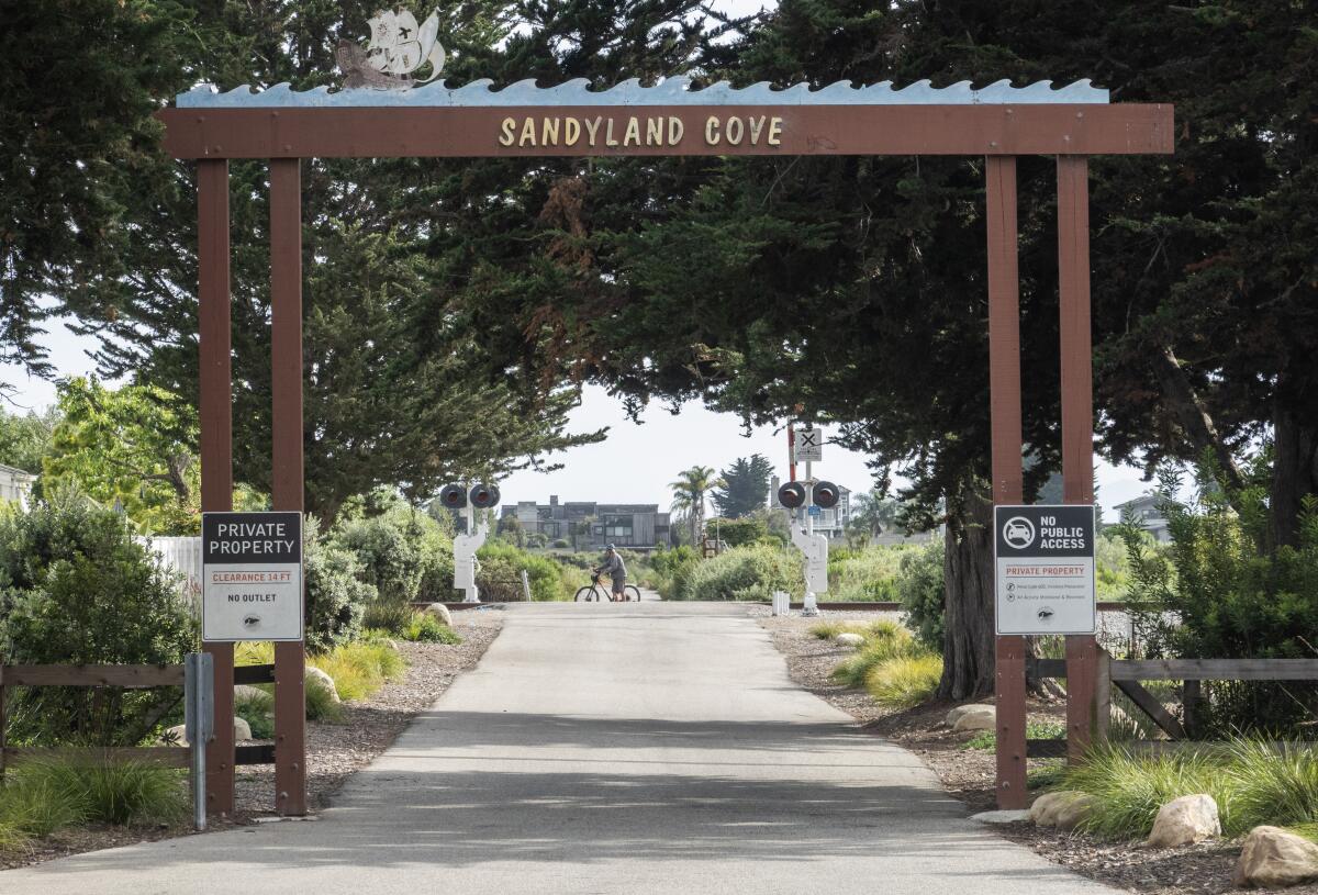 Sandyland Cove in Carpinteria