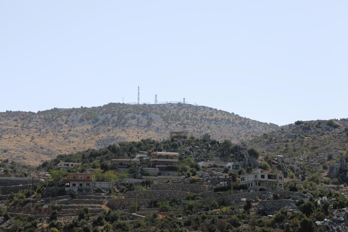 Destruction caused by Israeli airstrikes in southern Lebanon