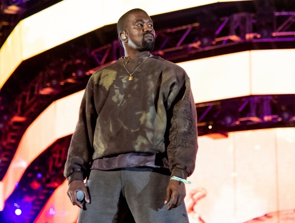 Kanye West, who changed his name to Ye in 2021, performs at the Coachella Music & Arts Festival in Indio, Calif., on April 20, 2019. . (Photo by Amy Harris/Invision/AP, File)