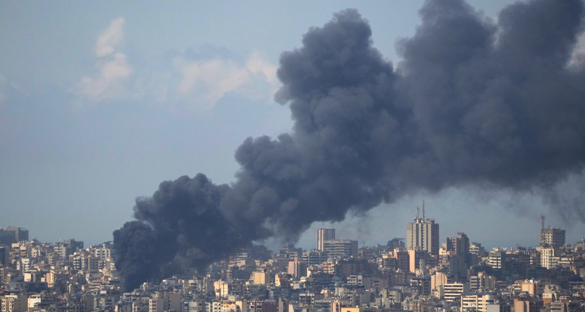 Israel strikes central Beirut without warning after saying Iran ceasefire doesn't apply there