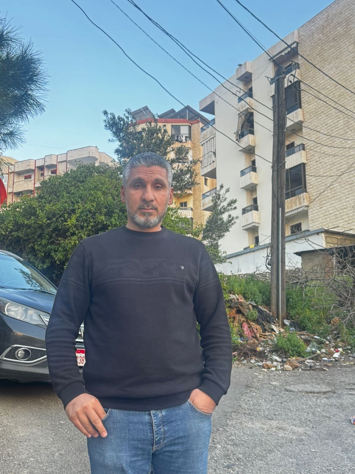 Ahmad Al Zoghbi, 46, was driving a taxi near where an Israeli missile struck in Beirut.