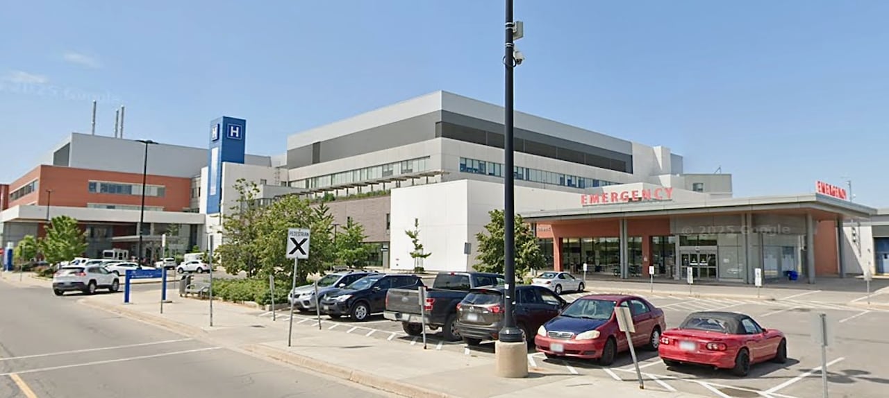 A hospital is shown.