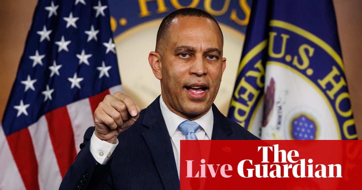 Democrats push to pass Iran war powers resolution despite House recess, accusing Trump of ‘unhinged behavior’ – US politics live | US politics