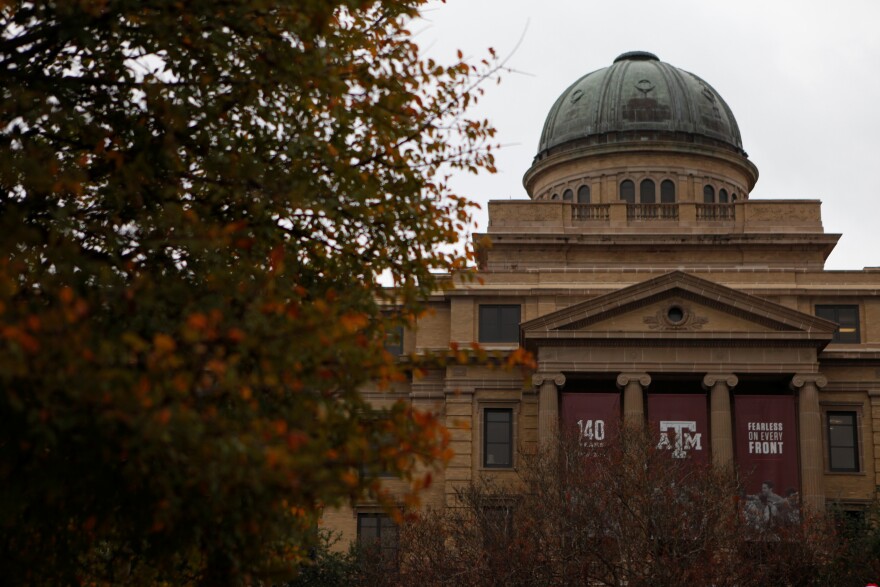 A domed building on the Texas A&M University campus in College Station, Texas.