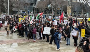 Rally held in Edmonton to support First Nations’ fight to stop Alberta separation referendum