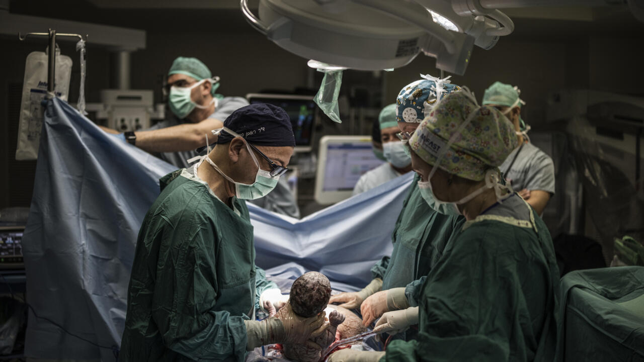 Giving birth in a shelter in Israel