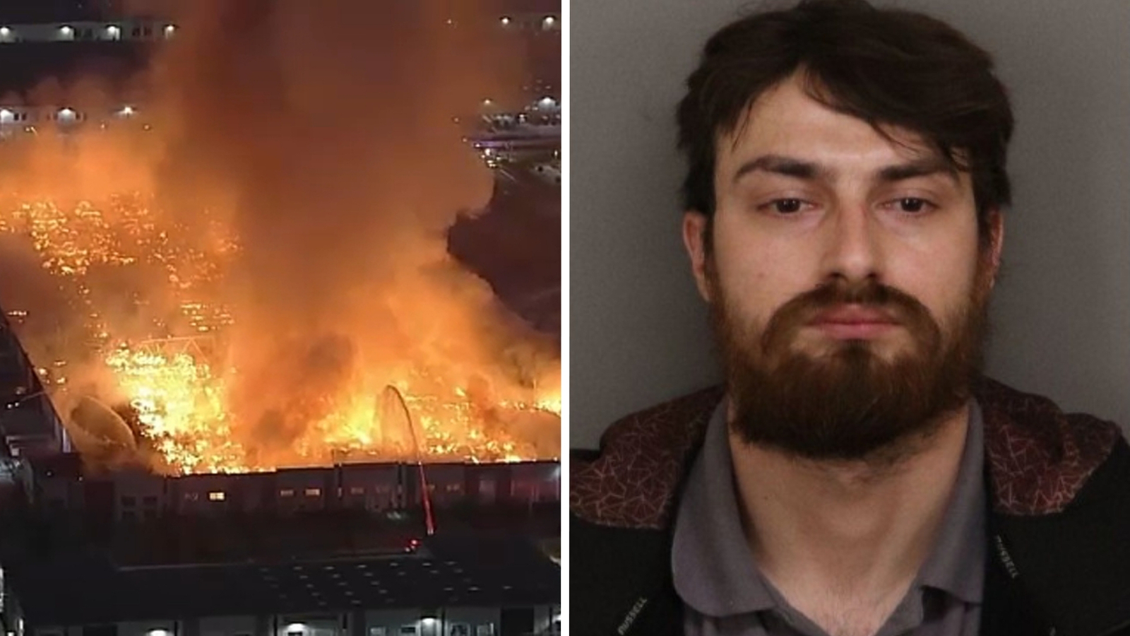 Ontario warehouse fire: What we know about Chamel Abdulkarim, suspect charged with arson