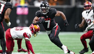 Falcons pick up fifth-year option for RB Bijan Robinson