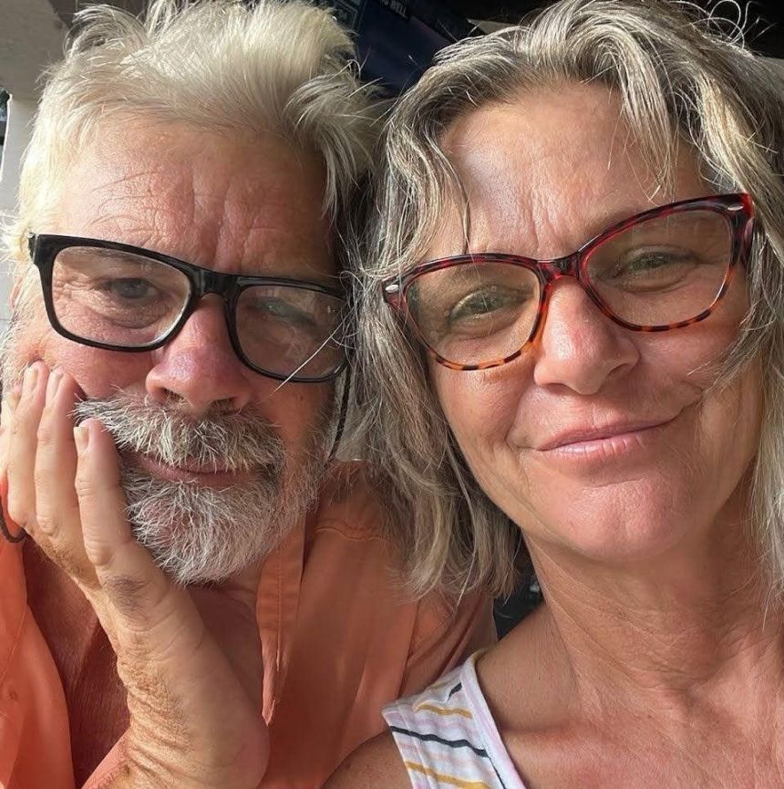Brian Hooker shared a photo of himself and his wife, Lynette, to Facebook along with a statement prior to his arrest in connection to the disappearance of his wife.