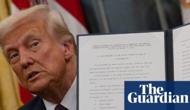 Trump reportedly says he’ll issue mass pardons at end of his presidential term | Donald Trump