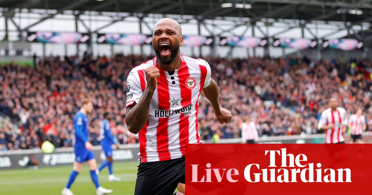 Brentford 2-2 Everton, Hearts 3-1 Motherwell and more: Saturday football clockwatch – as it happened | Soccer