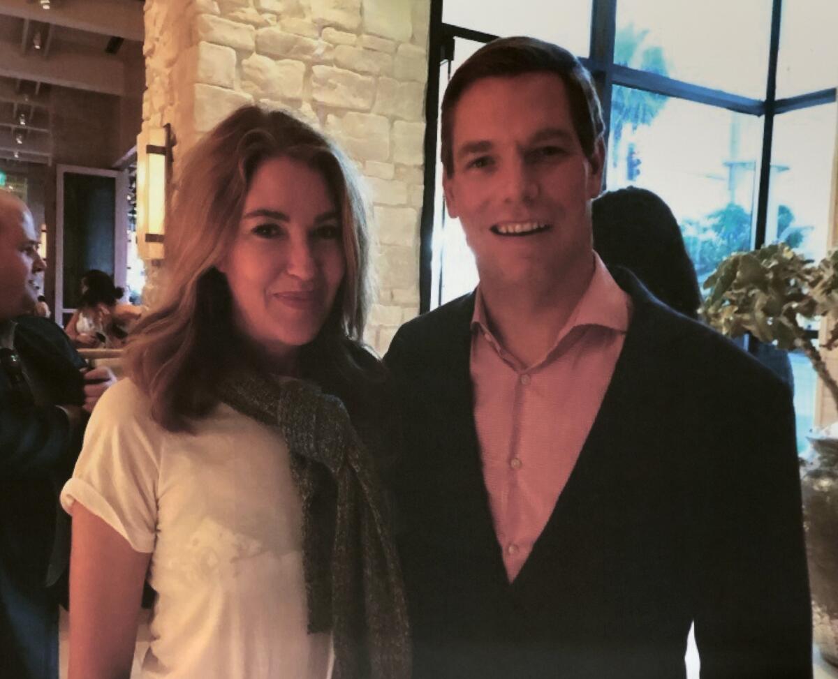 Lonna Drewes and Eric Swalwell