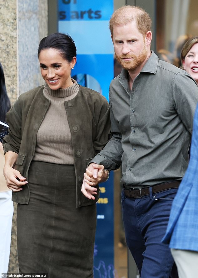 14 APRIL 2026 MELBOURNE AUWWW.MATRIXPICTURES.COM.AUNON EXCLUSIVE PICTURESThe Duke and Duchess of Sussex pictured leaving the Australian National Veterans Arts Museum in Melbourne. NOTE: The caption above is the photographer's impression only and may or may not be factual. It is the responsibility of the end user, publisher or licensee to verify the data before publication. All editorial images subject to the following: For editorial use only. Additional clearance required for commercial, wireless, internet or promotional use.Images may not be altered or modified. Matrix Media Group makes no representations or warranties regarding names, trademarks or logos appearing in the images.DISCLAIMER: To the maximum extent permitted by law, we make no representations or warranties about our Content, including (without limitation) that:They are complete, accurate, reliable, up-to-date and suitable for any particular purpose.RIGHTS MANAGED â¿" EDITORIAL USE ONLY â¿" STRICT ENFORCEMENTÂ© MATRIX ME
