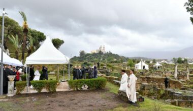 Pope Leo visits Hippo archeological site in Annaba, Algeria