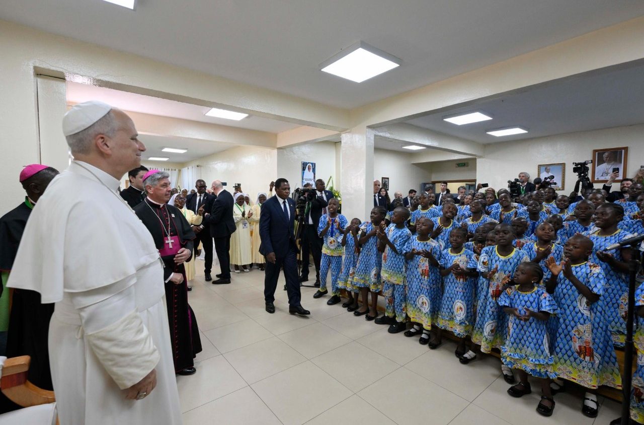 Pope at orphanage in Cameroon: No one is ever forgotten