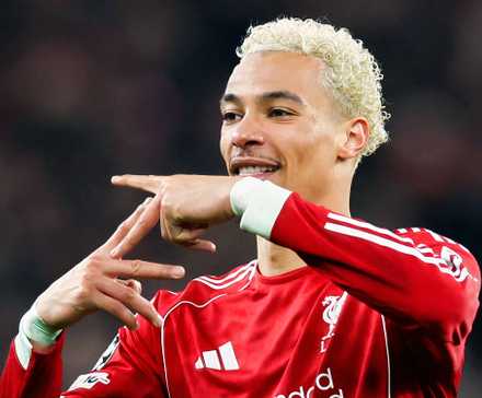 Liverpool striker Hugo Ekitike