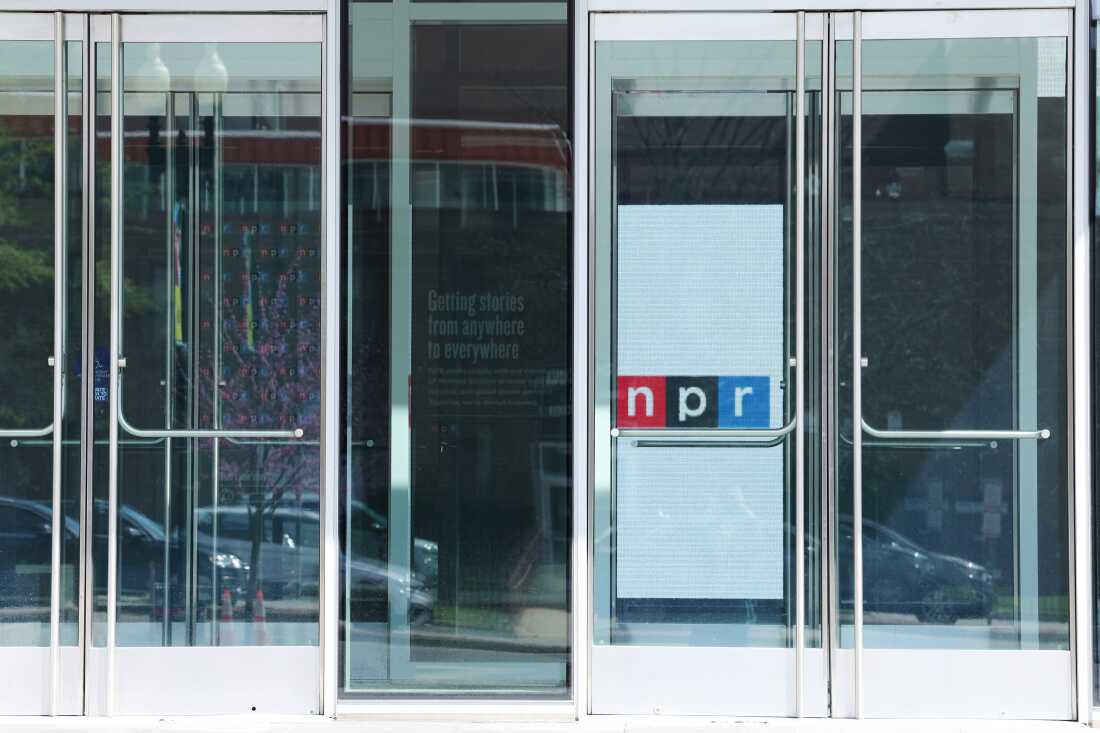 A view of the National Public Radio (NPR) headquarters on North Capitol Street on March 31, 2026 in Washington, D.C.