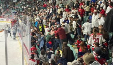 Beer-throwing fans at WHL game trigger 2-minute penalty for Prince George Cougars