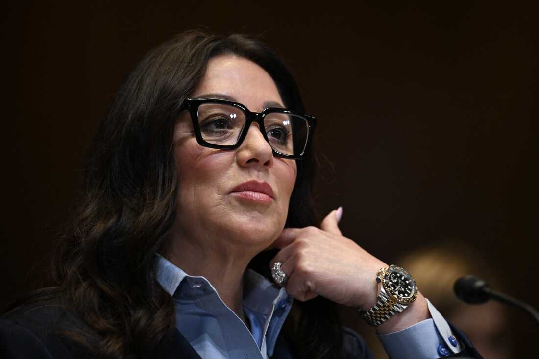 Secretary of Labor Lori Chavez-DeRemer looks on during a Congressional hearing on Capitol Hill in Washington, D.C., on May 22, 2025.