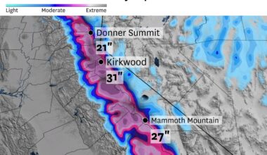 California Sierra gets winter storm warning ahead of snow storm