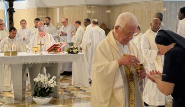 Mass at Casa Santa Marta on anniversary of Pope Francis' death