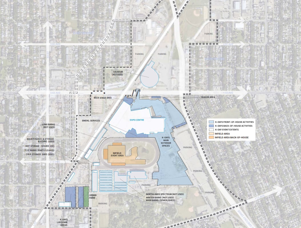 Map of Exhibition Lands.