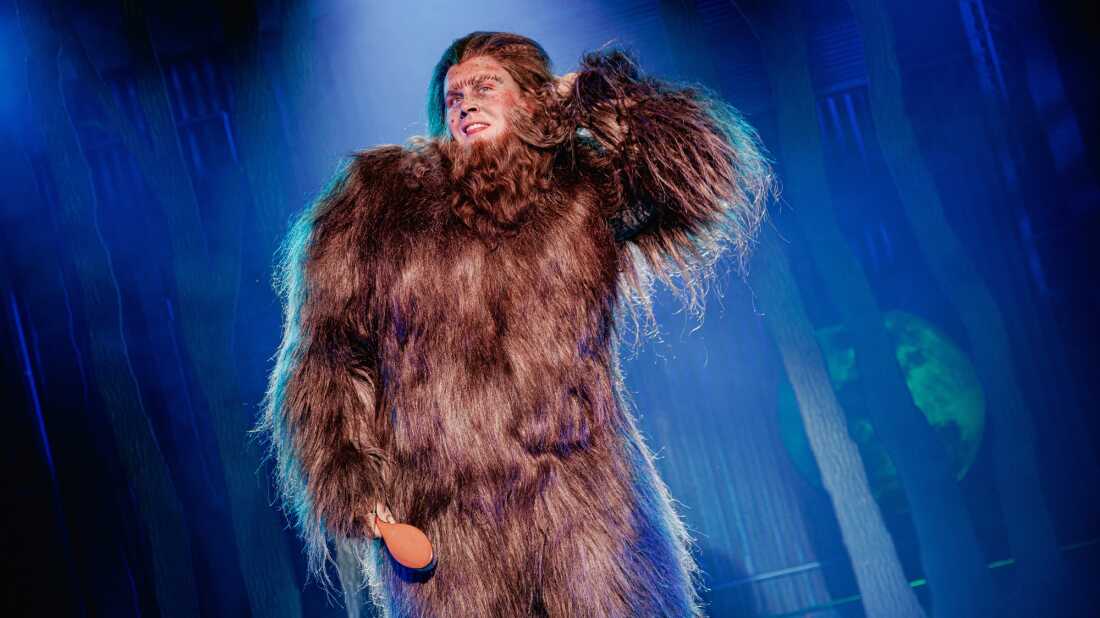 Grey Henson stars in the musical Bigfoot!