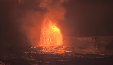 Hawaii's Kilauea erupts sending lava 1,000 feet into the air, in 45th eruptive episode