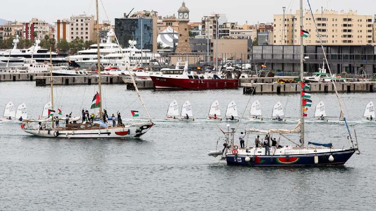 Israel intercepts Gaza aid ships in international waters, organizers decry move