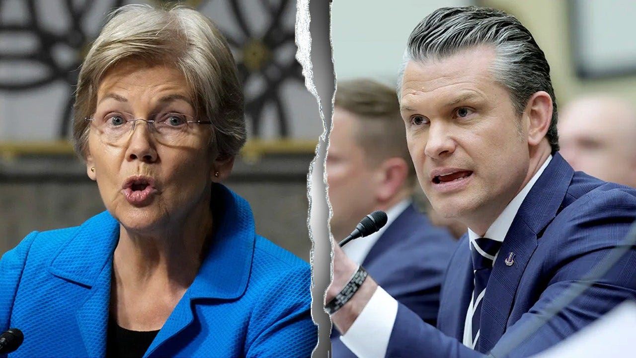 Hegseth denies profiting from Iran war after Warren's accusations