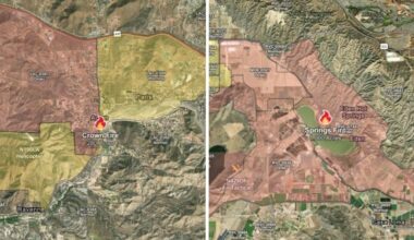 Interactive Maps: See where the Moreno Valley fire and Acton fire are burning