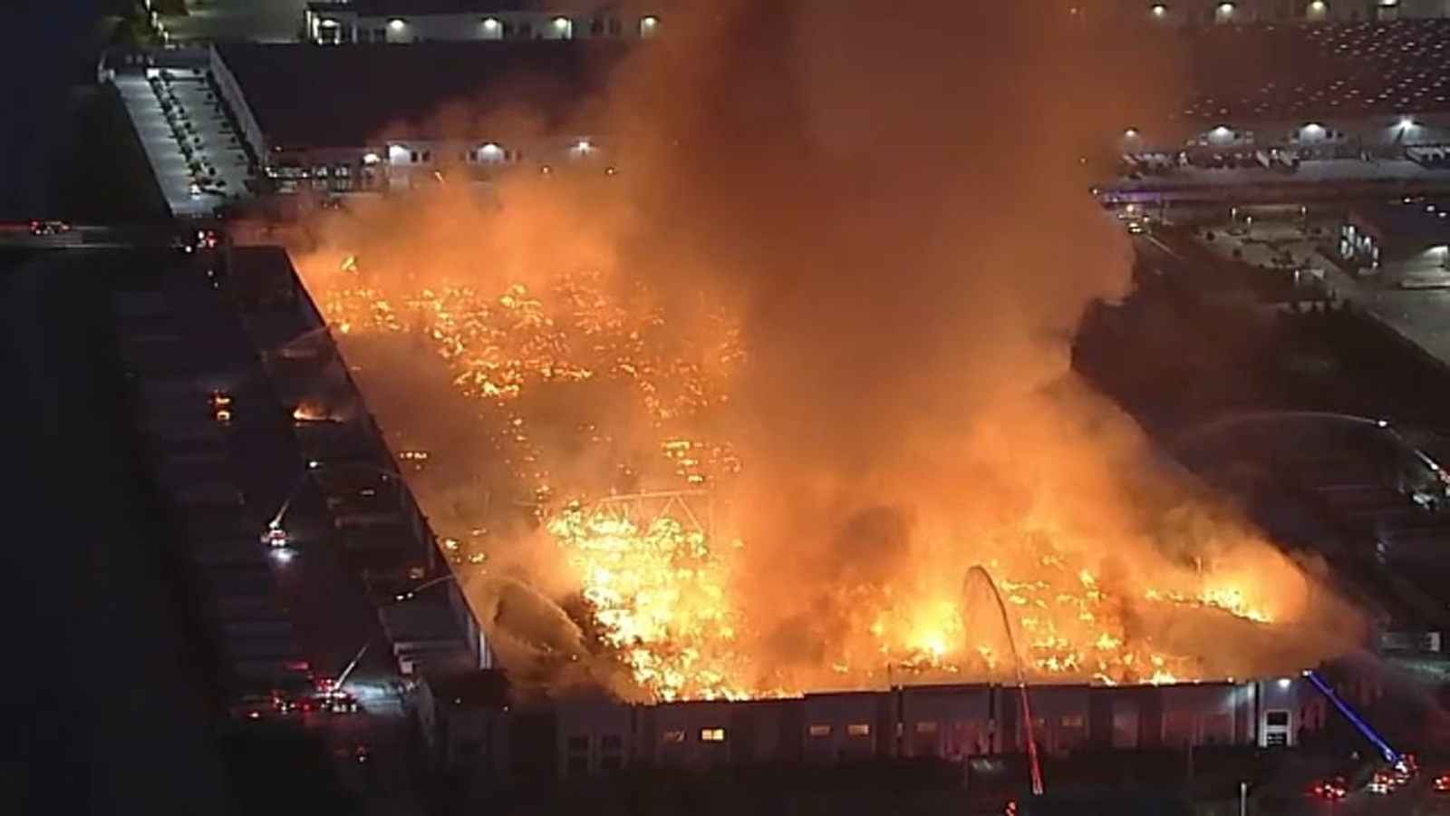 Ontario warehouse fire suspect charged with several counts of felony arson