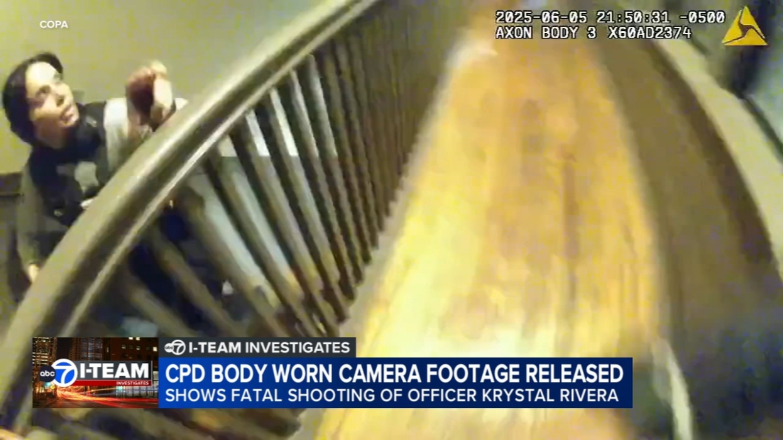 COPA releases body-worn camera video of moment Chicago police say Officer Krystal Rivera was fatally shot by Ofc. Carlos Baker