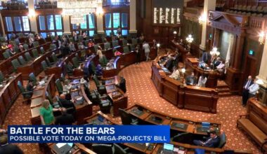 Chicago Bears stadium news: Illinois lawmakers could vote Wednesday on bill