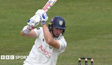 Ben McKinney batting for Durham