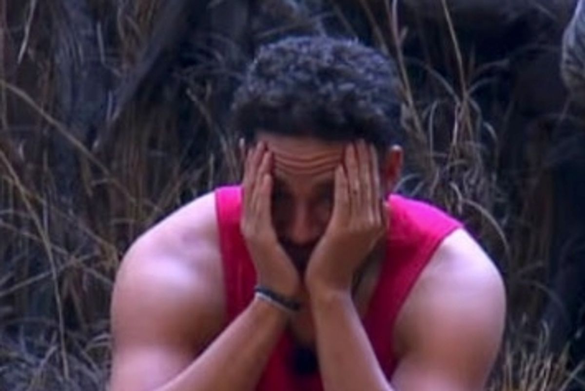 Adam admitted his time in the jungle was tough