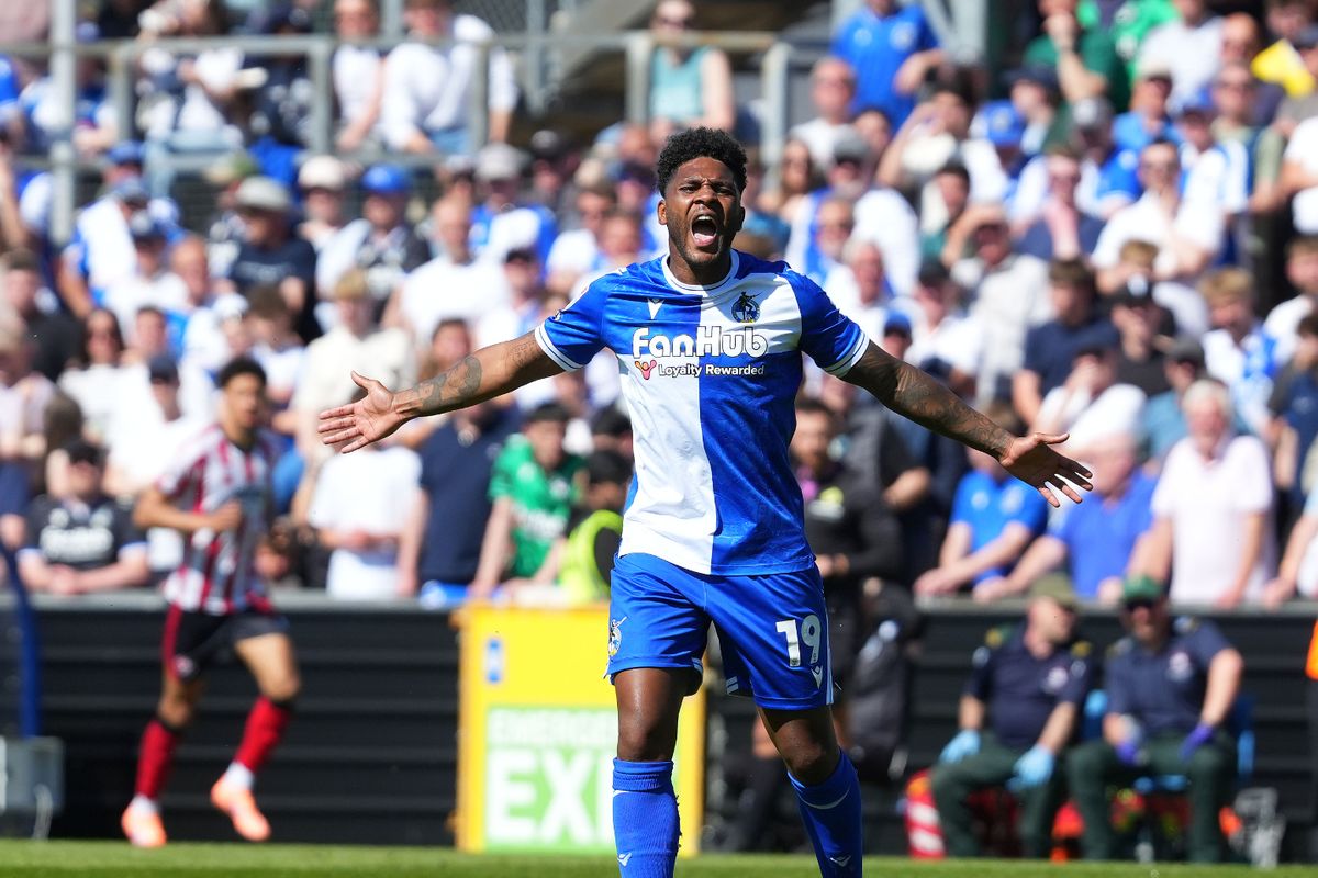 Ellis Harrison of Bristol Rovers during the Sky Bet League 2 match between Bristol Rovers and Cheltenham Town at Memorial Stadium, Bristol on 25 April 2026 (Photo: Rachel Le Poidevin/PPAUK)