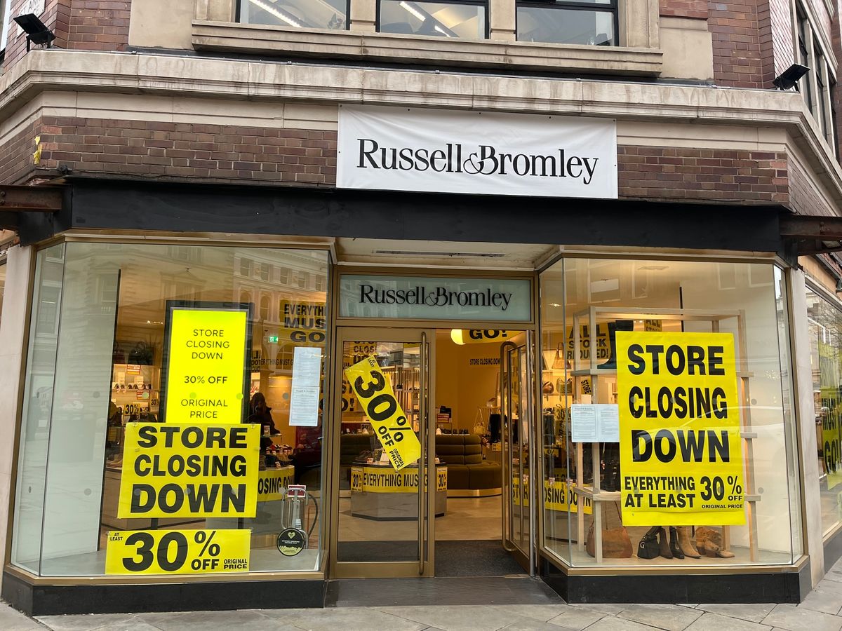Russell & Bromley was bought by Next but more than 30 stores have closed