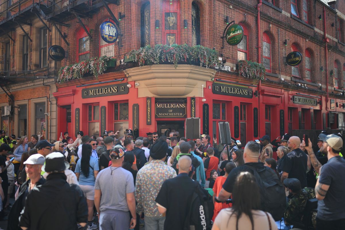 The scene outside Mulligans