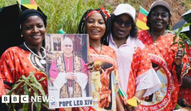 Pope Leo tells Cameroon's government to root out corruption to find peace - BBC